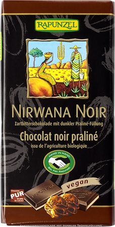 Rapunzel Nirwana Noir BIO hořká čokoláda