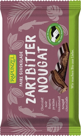 Rapunzel Zartbitter nougat BIO Bitterschokolade
