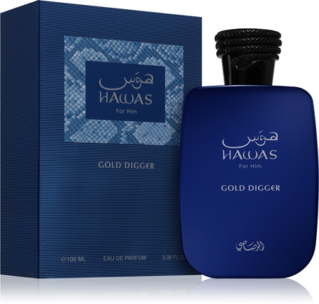 Rasasi Hawas Gold Digger eau de parfum for men