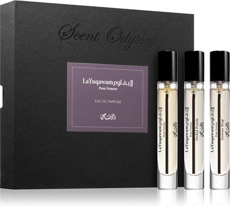Rasasi Scent Odyssey La Yuqawam Pour Femme dárková sada pro ženy