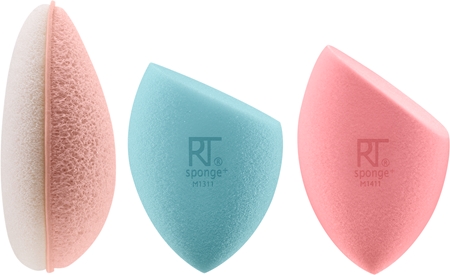 Real Techniques Sponge+ Poreless Perfection darilni set za kožo z nepravilnostmi