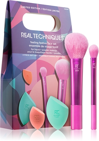 Real Techniques Limited Edition Feeling Festive Gift Set (for the perfect look)