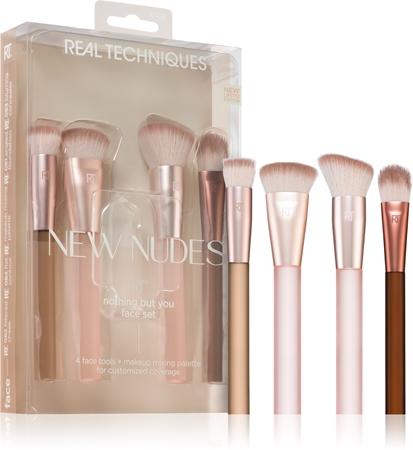 Real Techniques New Nudes комплект четки | notino.bg