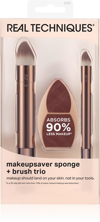 Real Techniques Makeup Saver Brush Trio sivellinsetti