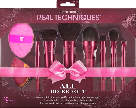 Real Techniques All Decked Out set de pensule cu geantă