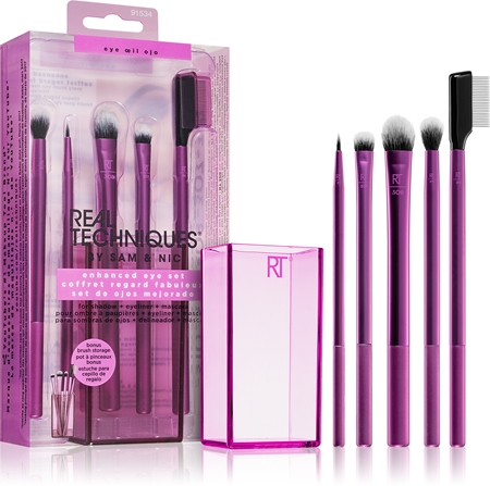 Real Techniques Enhanced Eye Set Brush Set (for Eyeshadows)
