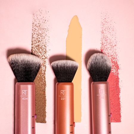 Real Techniques Control Your Coverage konturovací štětec na make-up 3 v 1