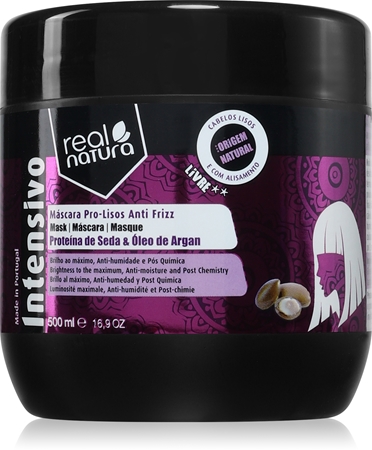 Real Natura Pro - Lisos Anti Frizz Matu maska cirtainu matu kopšanai