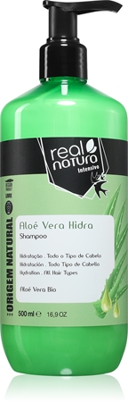 Real Natura Aloe Vera Hidra Shampoo Til hydrering og glans