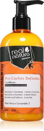 Real Natura Pro - Cachos Definidos Mitrinošs kondicionieris sprogainiem matiem
