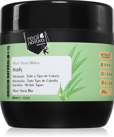 Real Natura Aloe Vera Hidra Hårmaske
