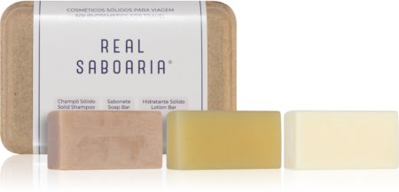 Real Saboaria Solid Cosmetics Travel Kit zestaw upominkowy