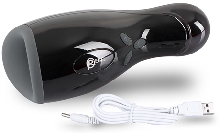 REBEL Means Gear male masturbator vibrating