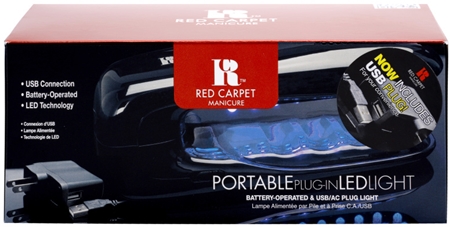 Red Carpet Portable LED Lamp For Gel Nails Treatment