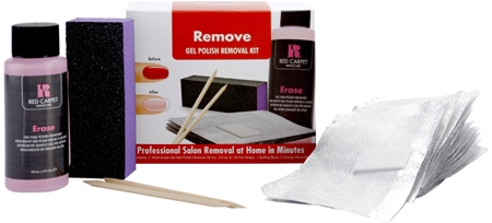 Red Carpet Gel Polish Removal Kit Cosmetic Set I.