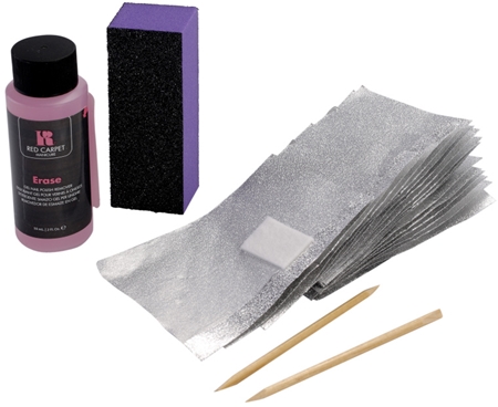 Red Carpet Gel Polish Removal Kit Cosmetic Set I.