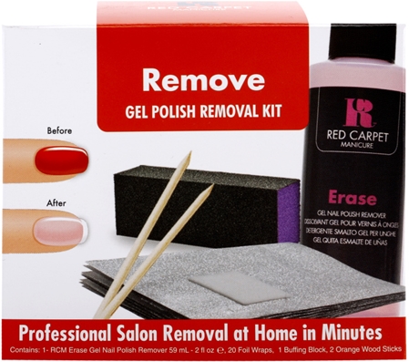 Red Carpet Gel Polish Removal Kit Cosmetic Set I.
