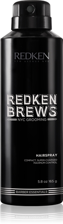 Redken Brews hairspray with extra strong hold