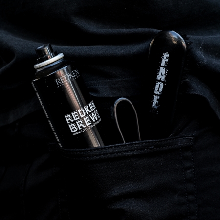 Redken Brews hairspray with extra strong hold