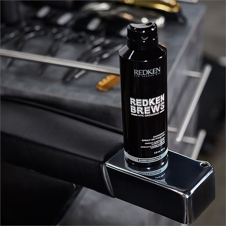 Redken Brews hairspray with extra strong hold