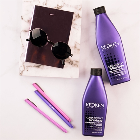 Redken Color Extend Blondage Shampoo zum Neutralisieren von Gelbstich