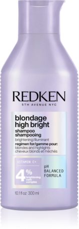 Redken Blondage High Bright rozjasňujúci šampón pre blond vlasy
