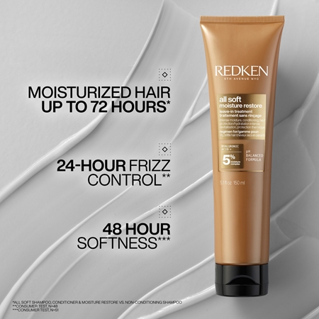 Redken All Soft tratamiento fortificante sin aclarado nutrición e hidratación