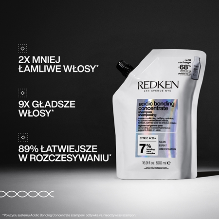 Redken Acidic Bonding Concentrate szampon wzmacniający do włosów słabych
