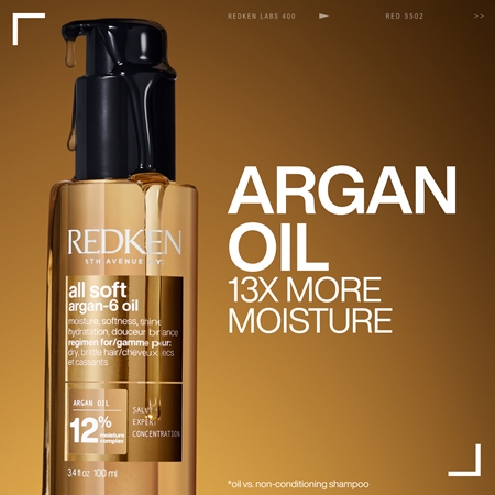 Redken All Soft Nourishing Oil for dry and brittle hair