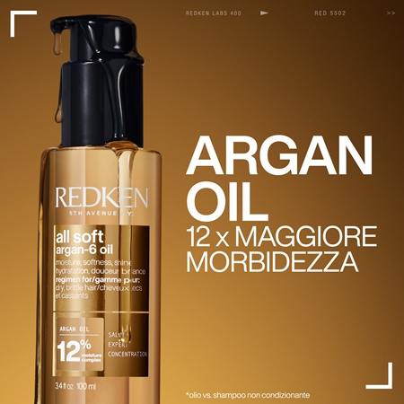 Redken All Soft olio nutriente per capelli secchi e fragili
