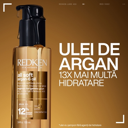 Redken All Soft ulei hrănitor pentru par uscat si fragil