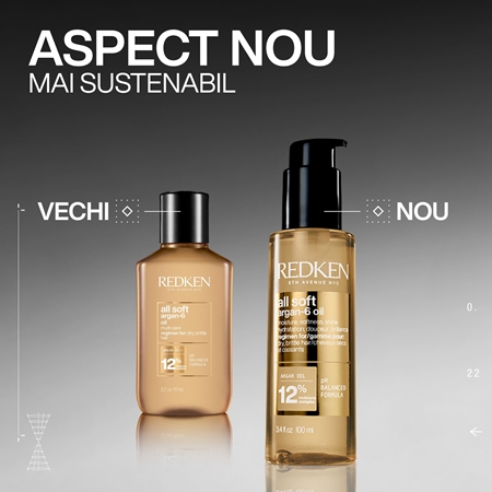 Redken All Soft ulei hrănitor pentru par uscat si fragil