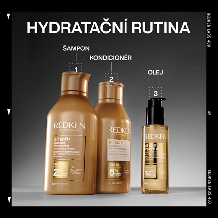 Redken All Soft vyživující olej pro suché a křehké vlasy