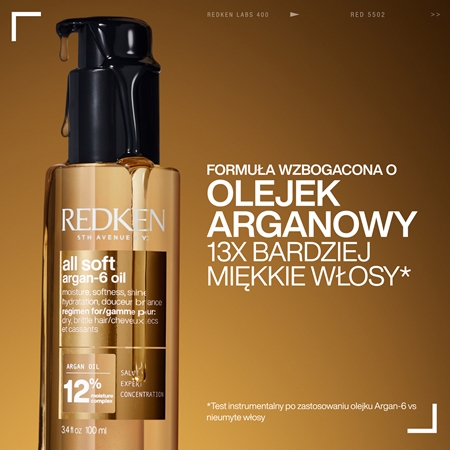 Redken All Soft olejek odżywczy do włosów suchych i łamliwych