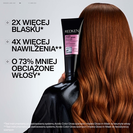 Redken Acidic Color Gloss Gloss-in-Mask odżywczo-nawilżająca maska do włosów do nabłyszczania i zmiękczania włosów