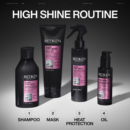 Redken Acidic Color Gloss Gloss-in-Mask nährende und feuchtigkeitsspendende Maske für die Haare für glänzendes und geschmeidiges Haar