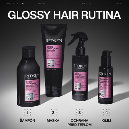 Redken Acidic Color Gloss Gloss-in-Mask vyživujúca a hydratačná maska na vlasy na lesk a hebkosť vlasov