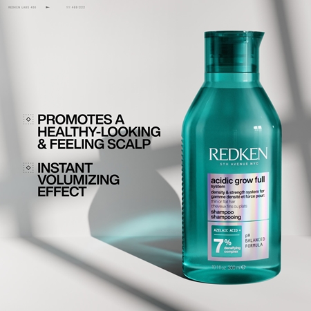 Redken Acidic Grow Full System Shampoo Shampoo for Weak and Damaged Hair to restore hair density