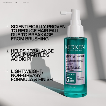 Redken Acidic Grow Full System Scalp and hair serum Moisturizing Serum for fine hair and hair without volume