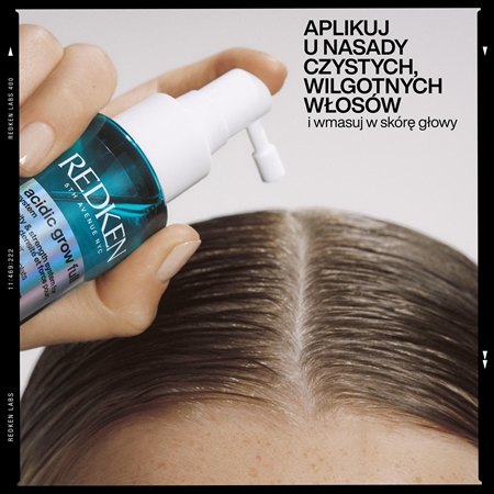 Redken Acidic Grow Full System Scalp and hair serum serum nawilżające do włosów cienkich i delikatnych