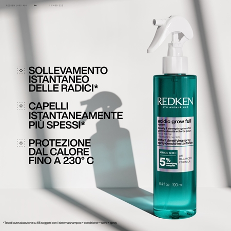 Redken Acidic Grow Full System Instant Densifying Spray spray volumizzante per capelli perfetti