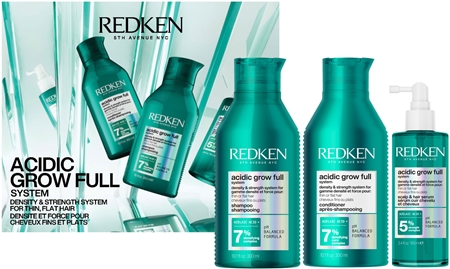 Redken Acidic Grow Full System set cadou pentru a restabili densitatea parului