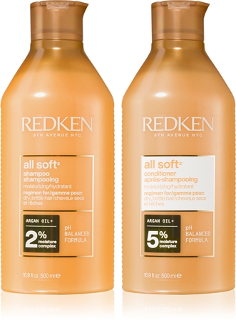 Redken All Soft Ekonomiförpackning (För torrt och sprött hår)