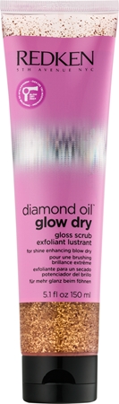 Redken Diamond Oil Glow Dry Pre-shampoo med glans og hårskrub