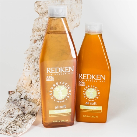 Redken Nature+Science All Soft Moisturizing Conditioner for Dry and Damaged Hair