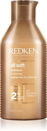 Redken All Soft shampoing nourrissant pour cheveux secs et fragiles