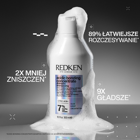 Redken Acidic Bonding Concentrate szampon wzmacniający do włosów słabych