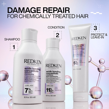 Redken Acidic Bonding Concentrate shampoing fortifiant pour cheveux affaiblis