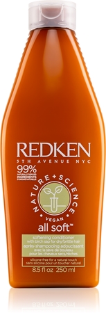 Redken Nature+Science All Soft Moisturizing Conditioner for Dry and Damaged Hair