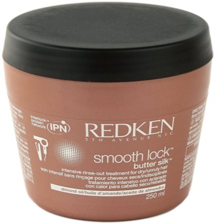 Redken Smooth Lock máscara para cabelo seco a danificado